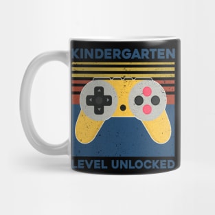 Kids Kindergarten Level Unlocked Back To School Video Gamer Mug